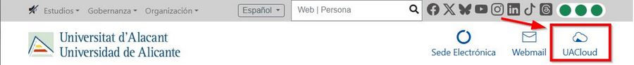 Acceso UACloud