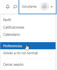 Imagen seleccionar preferencias para configurar el foro