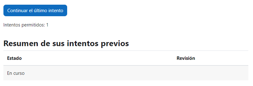 Imagen del botón para continuar el intento