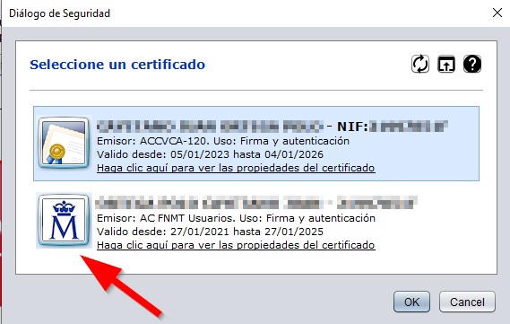 elección certificados elección certificados