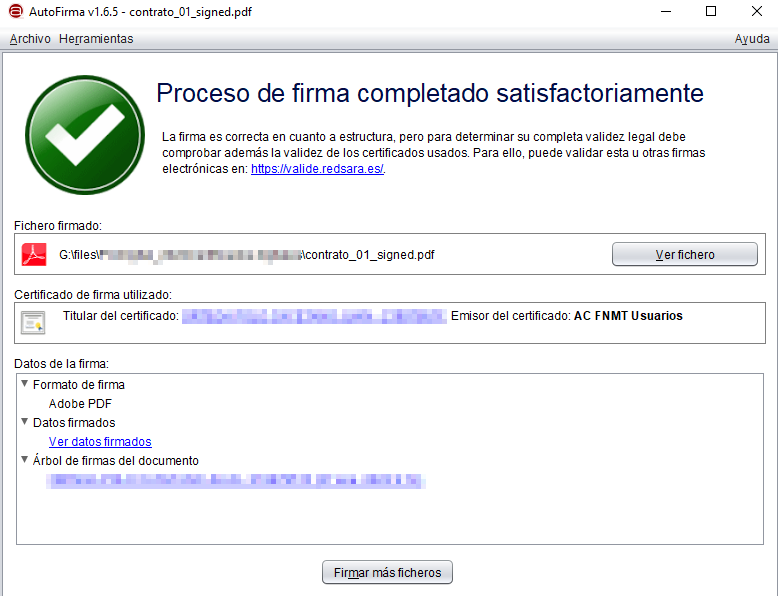 firma satisfactoria firma satisfactoria