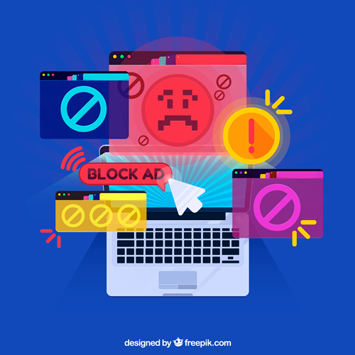 Imagen que muestra un concepto de bloqueador