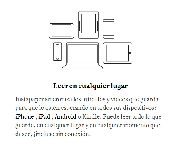 instapaper leer en cualquier lugar